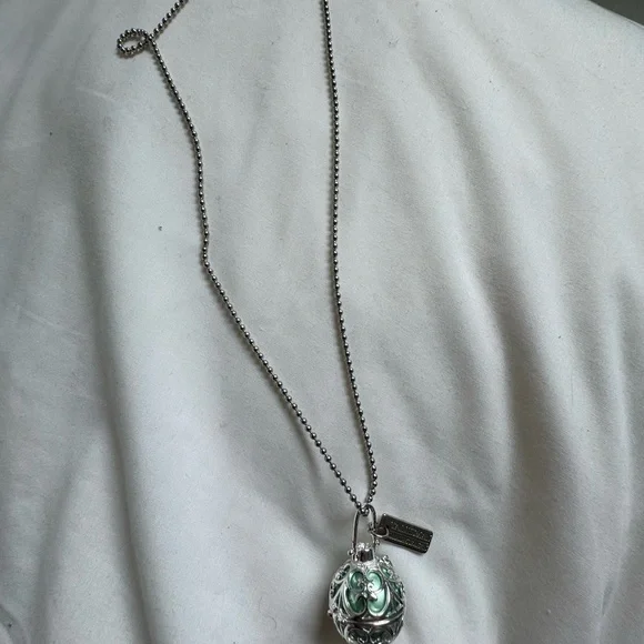 Filigree Locket Necklace - Picture 2 of 2